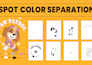 do halftone, spot, solid, silk, cmyk color separation for dtf or screen printing